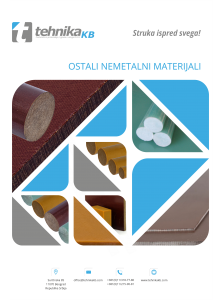 OSTALI NEMETALNI MATERIJALI